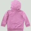 Camisola de manguitos compridos com meio fecho para criança, tingida na peça e com design renovado (Bebé/Criança pequena)