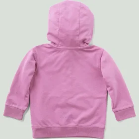 Camisola de manguitos compridos com meio fecho para criança, tingida na peça e com design renovado  (Bebé/Criança pequena)
