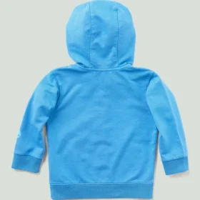 Camisola de manguitos compridos com meio fecho para criança, tingida na peça e com design renovado  (Bebé/Criança pequena)