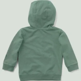 Camisola de manguitos compridos com meio fecho para criança, tingida na peça e com design renovado  (Bebé/Criança pequena)