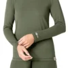 Camisola de manguitos largos de alto desempenho Force Sub-Scrubs para mulher