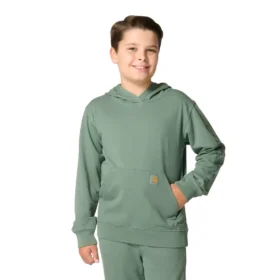 Camisola de manguitos longos para rapazes, tingida na peça e com design renovado (Criança/Jovem)