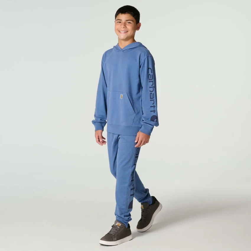 Camisola de manguitos longos para rapazes, tingida na peça e com design renovado (Criança/Jovem)