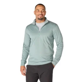 Camisola de meio fecho para homem Force Sun Defender UPF 50+ com absorção de humidade - Camisas de proteção solar