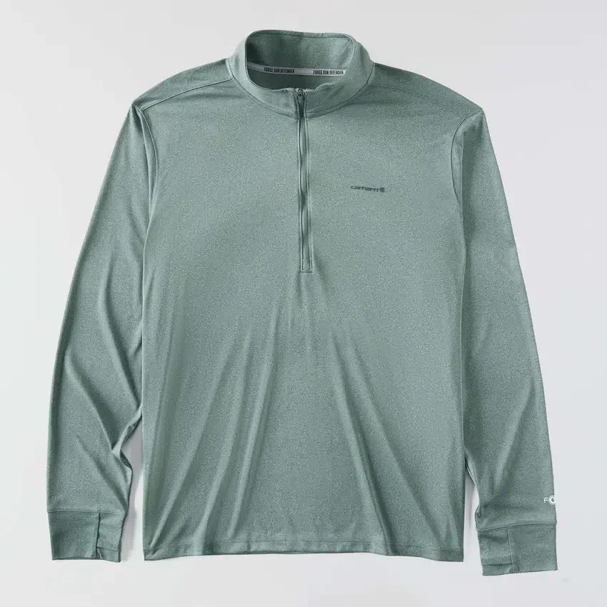 Camisola de meio fecho para homem Force Sun Defender UPF 50+ com absorção de humidade - Camisas de proteção solar