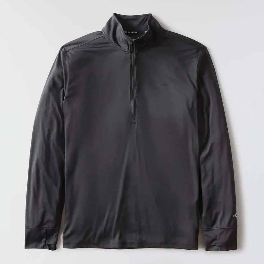 Camisola de meio fecho para homem Force Sun Defender UPF 50+ com absorção de humidade - Camisas de proteção solar