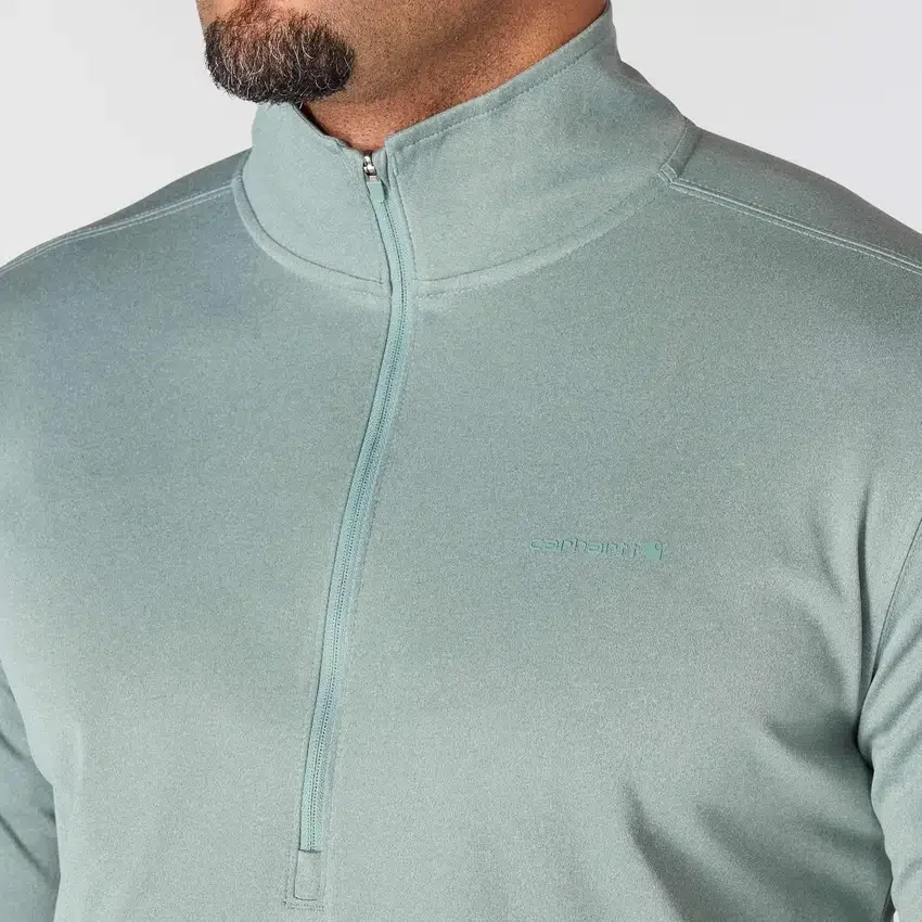 Camisola de meio fecho para homem Force Sun Defender UPF 50+ com absorção de humidade - Camisas de proteção solar