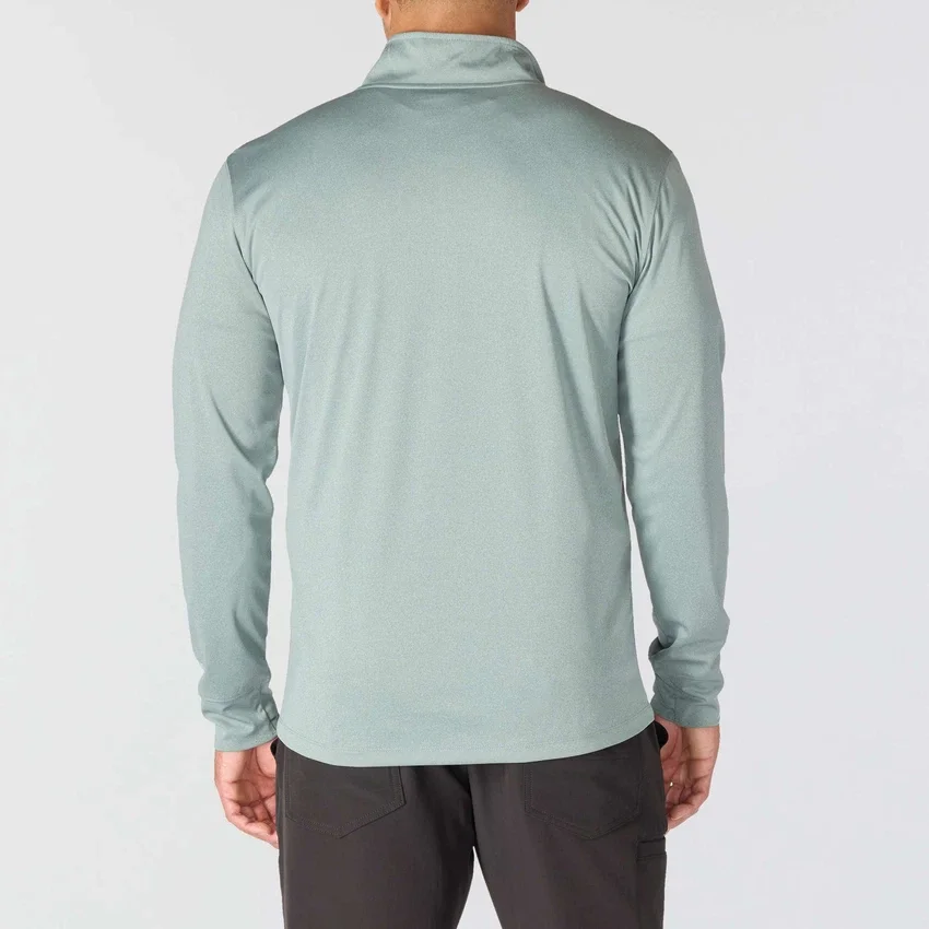 Camisola de meio fecho para homem Force Sun Defender UPF 50+ com absorção de humidade - Camisas de proteção solar