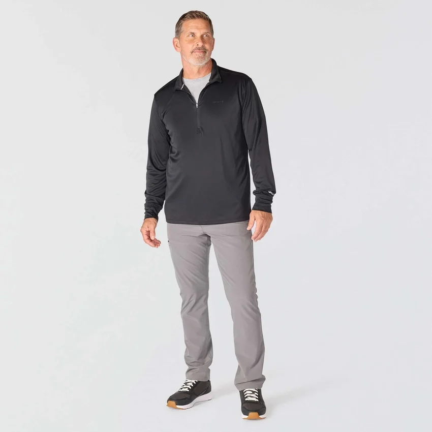 Camisola de meio fecho para homem Force Sun Defender UPF 50+ com absorção de humidade - Camisas de proteção solar