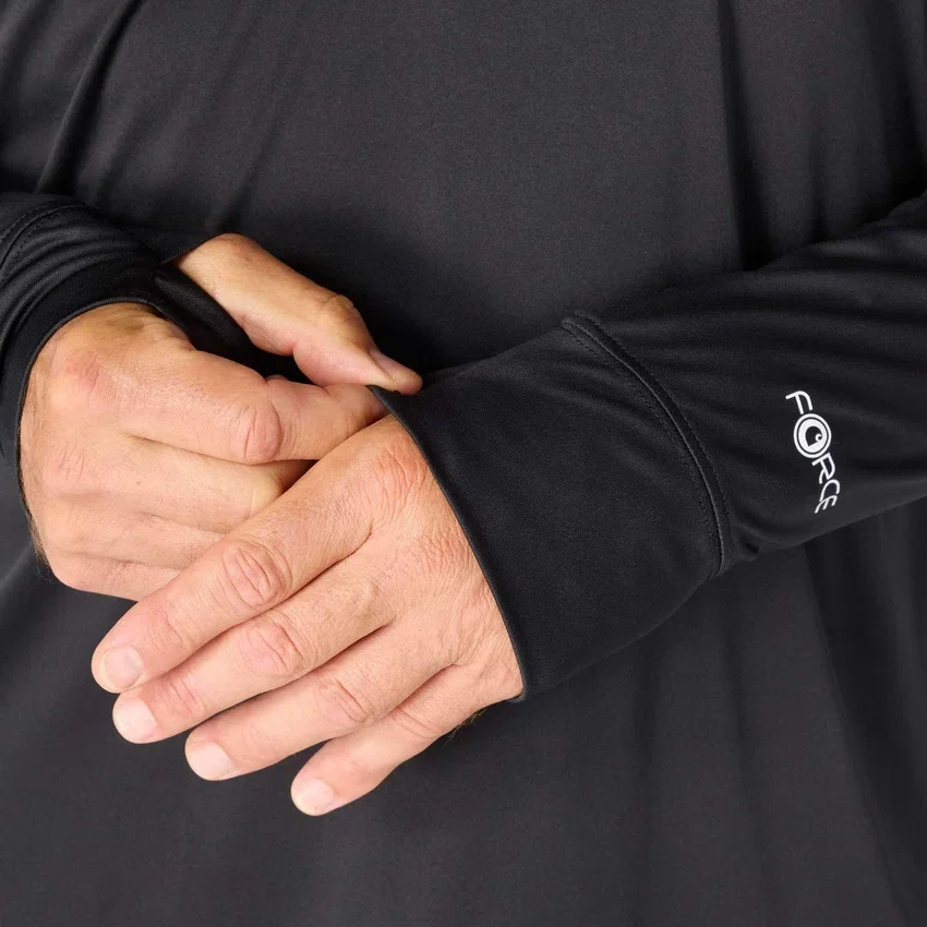 Camisola de meio fecho para homem Force Sun Defender UPF 50+ com absorção de humidade - Camisas de proteção solar