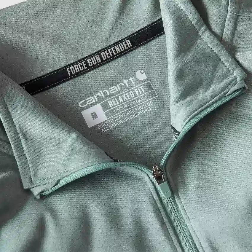 Camisola de meio fecho para homem Force Sun Defender UPF 50+ com absorção de humidade - Camisas de proteção solar