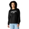 Camisola feminina de corte largo e peso médio com gola redonda e estampado carhartt 1889