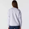 Camisola feminina de corte largo e peso médio com gola redonda e estampado carhartt 1889