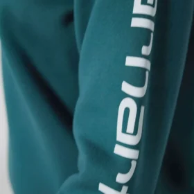 Camisola feminina de gola redonda com estampado, corte descontraído e peso médio