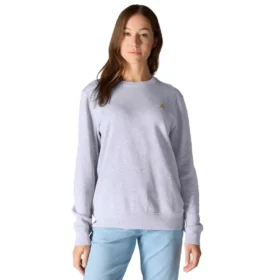 Camisola feminina leve de Tencel com gola redonda