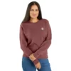 Camisola feminina leve de Tencel com gola redonda