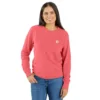 Camisola feminina leve de Tencel com gola redonda