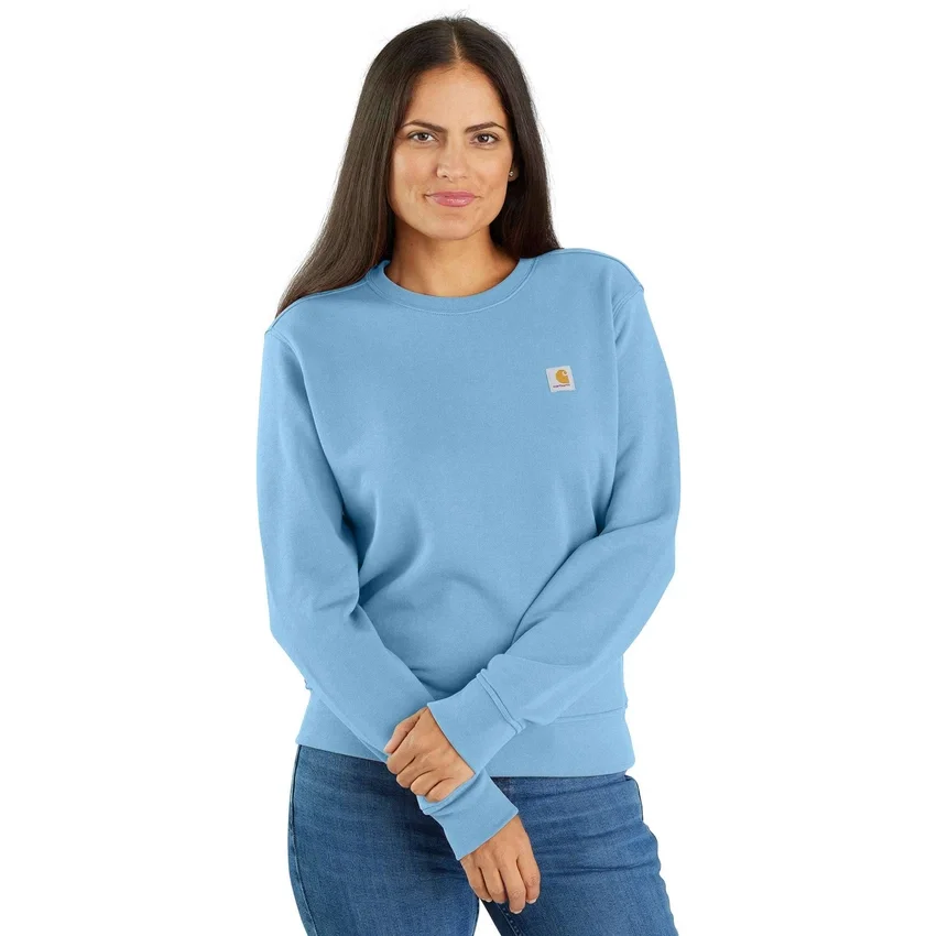 Camisola feminina leve de Tencel com gola redonda