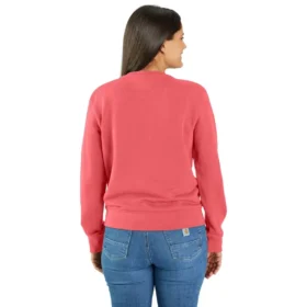 Camisola feminina leve de Tencel com gola redonda