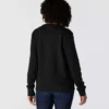 Camisola feminina leve de Tencel com gola redonda