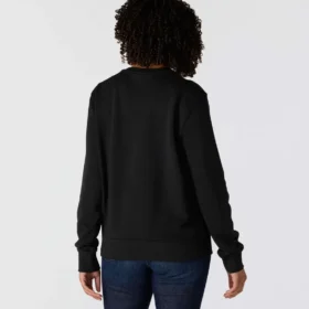 Camisola feminina leve de Tencel com gola redonda