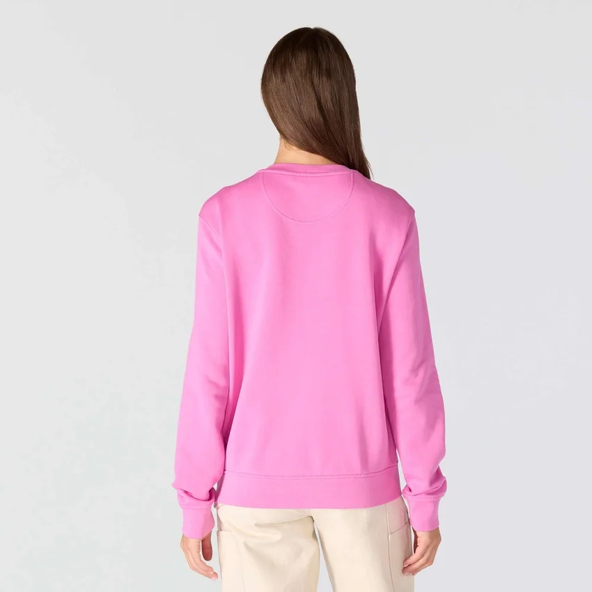 Camisola feminina leve de Tencel com gola redonda