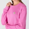 Camisola feminina leve de Tencel com gola redonda