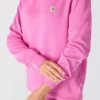 Camisola feminina leve de Tencel com gola redonda