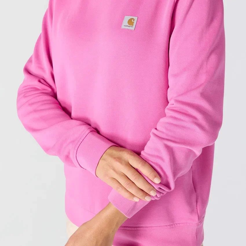 Camisola feminina leve de Tencel com gola redonda