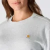 Camisola feminina leve de Tencel com gola redonda