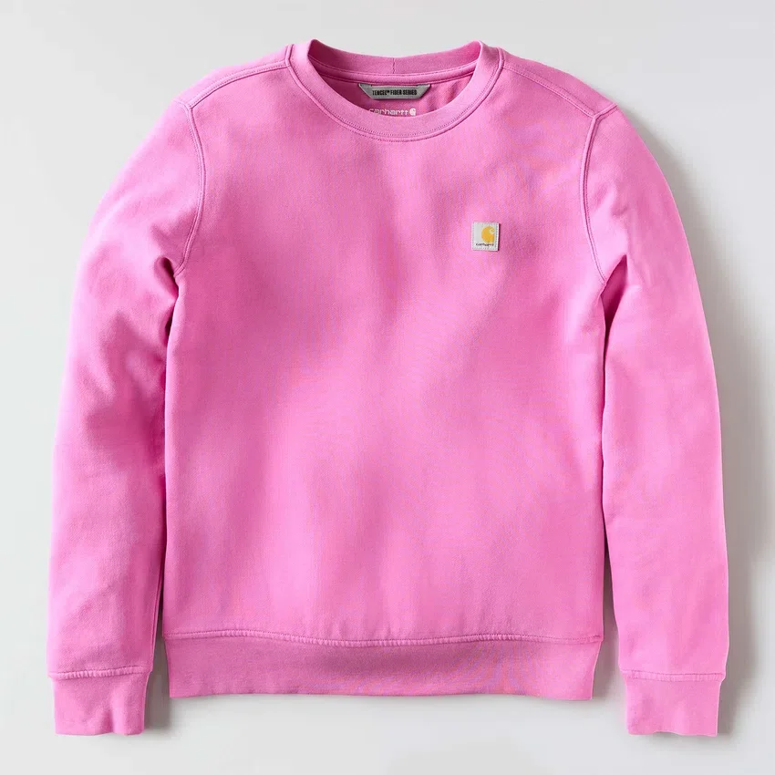 Camisola feminina leve de Tencel com gola redonda