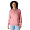 Camisola feminina leve em Tencel com meio fecho
