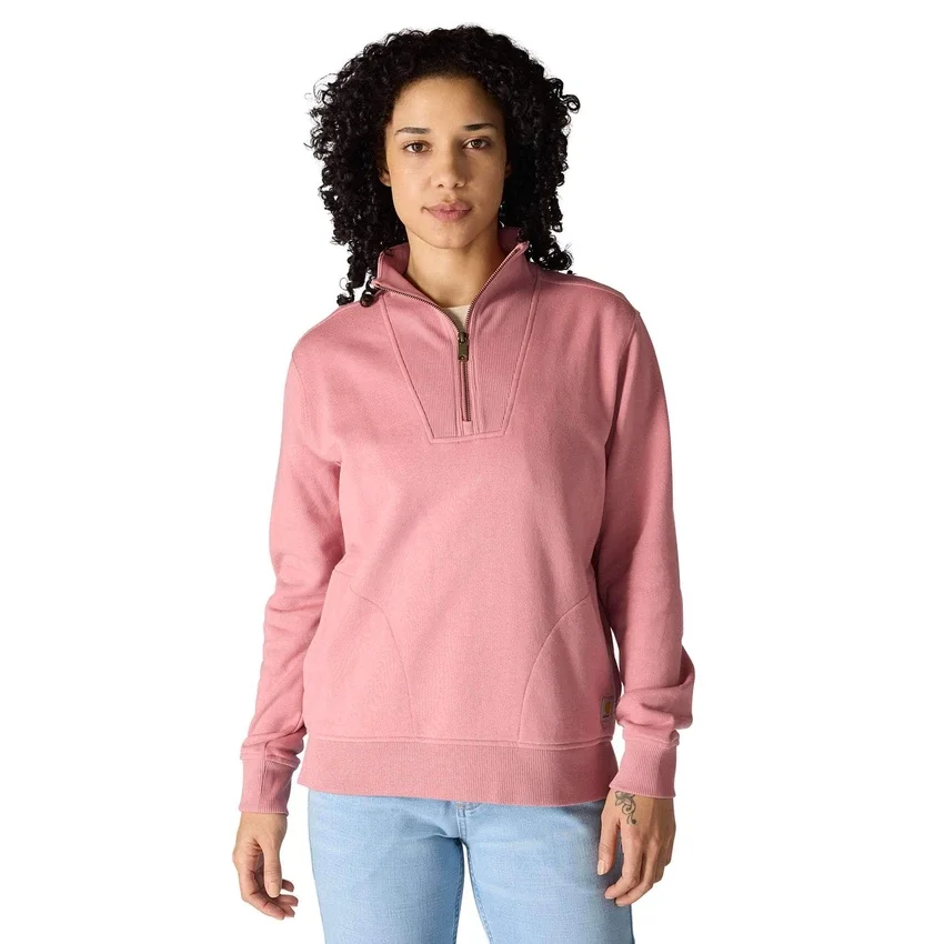Camisola feminina leve em Tencel com meio fecho