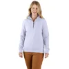 Camisola feminina leve em Tencel com meio fecho