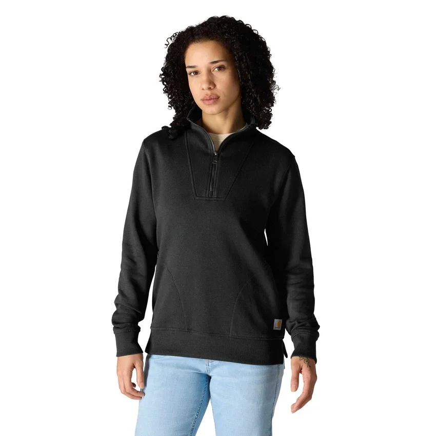 Camisola feminina leve em Tencel com meio fecho