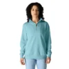 Camisola feminina leve em Tencel com meio fecho