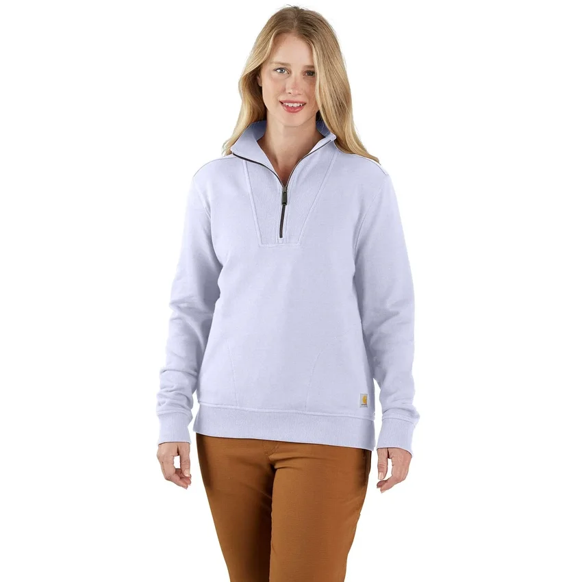Camisola feminina leve em Tencel com meio fecho