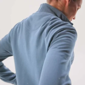 Camisola feminina leve em Tencel com meio fecho