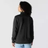 Camisola feminina leve em Tencel com meio fecho