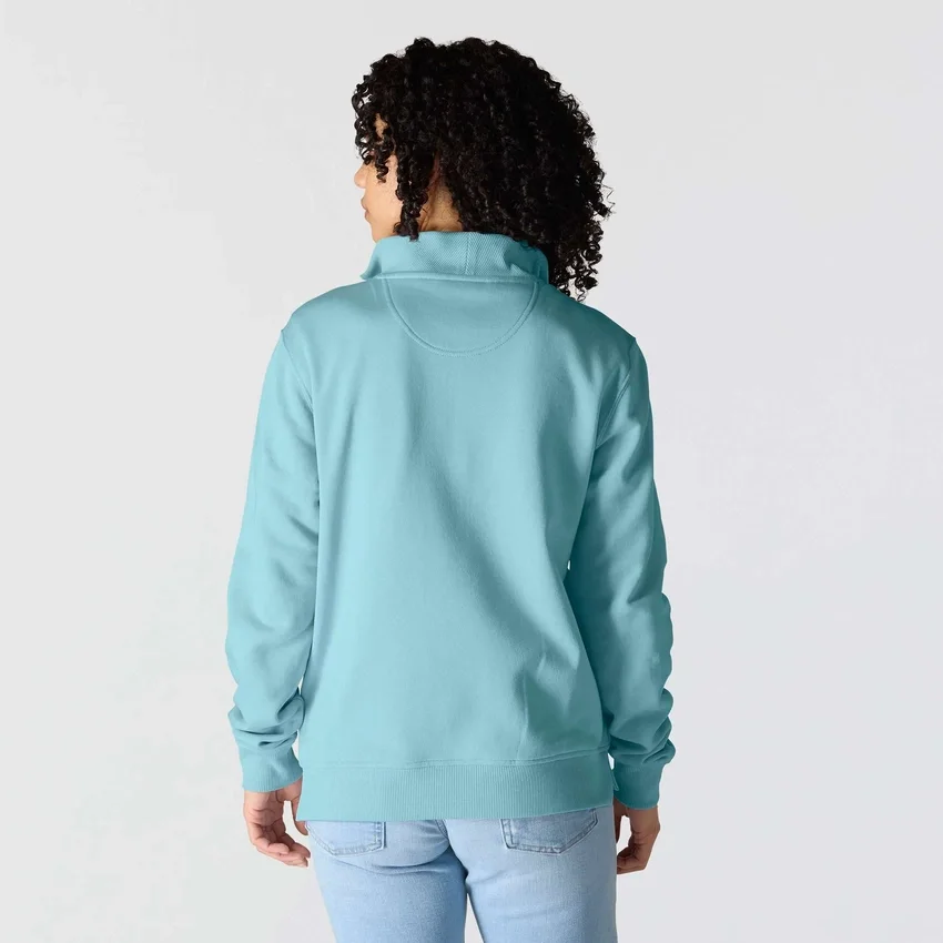 Camisola feminina leve em Tencel com meio fecho