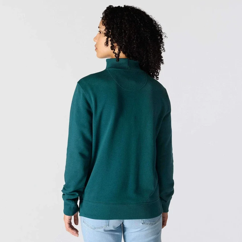 Camisola feminina leve em Tencel com meio fecho