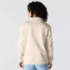 Camisola feminina leve em Tencel com meio fecho