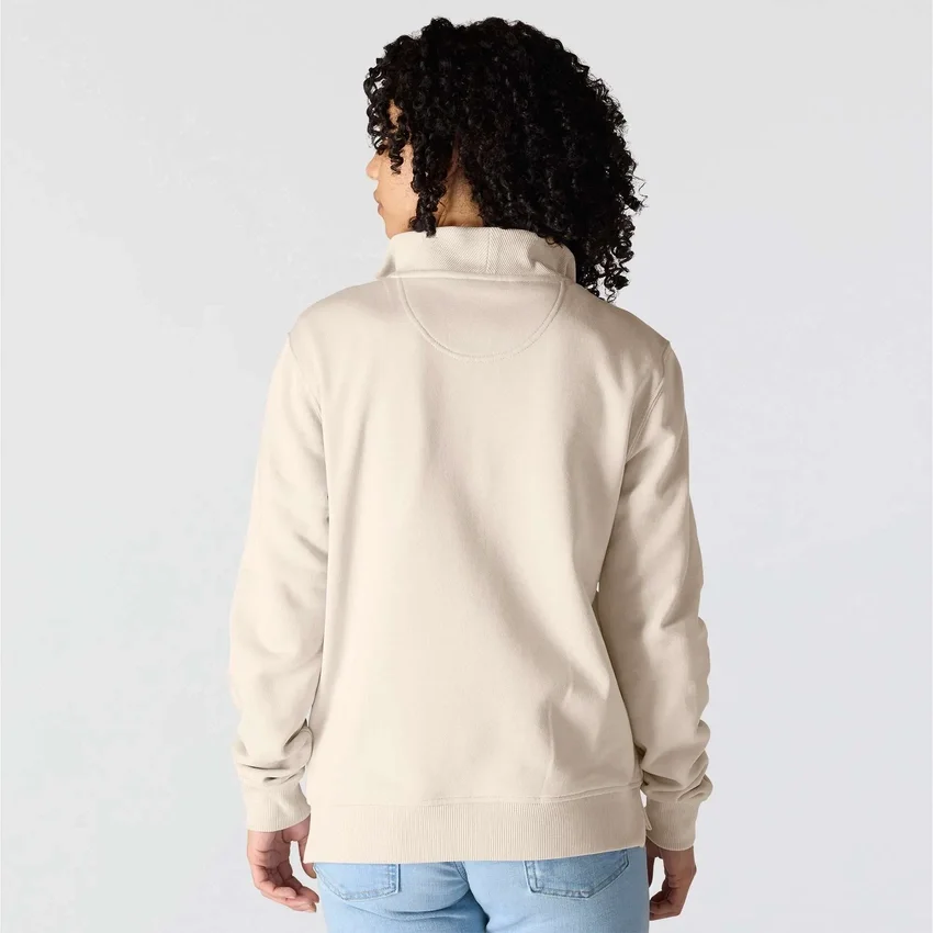 Camisola feminina leve em Tencel com meio fecho