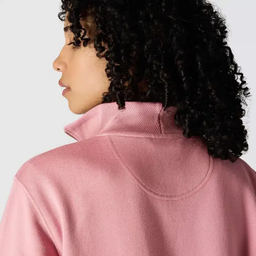 Camisola feminina leve em Tencel com meio fecho