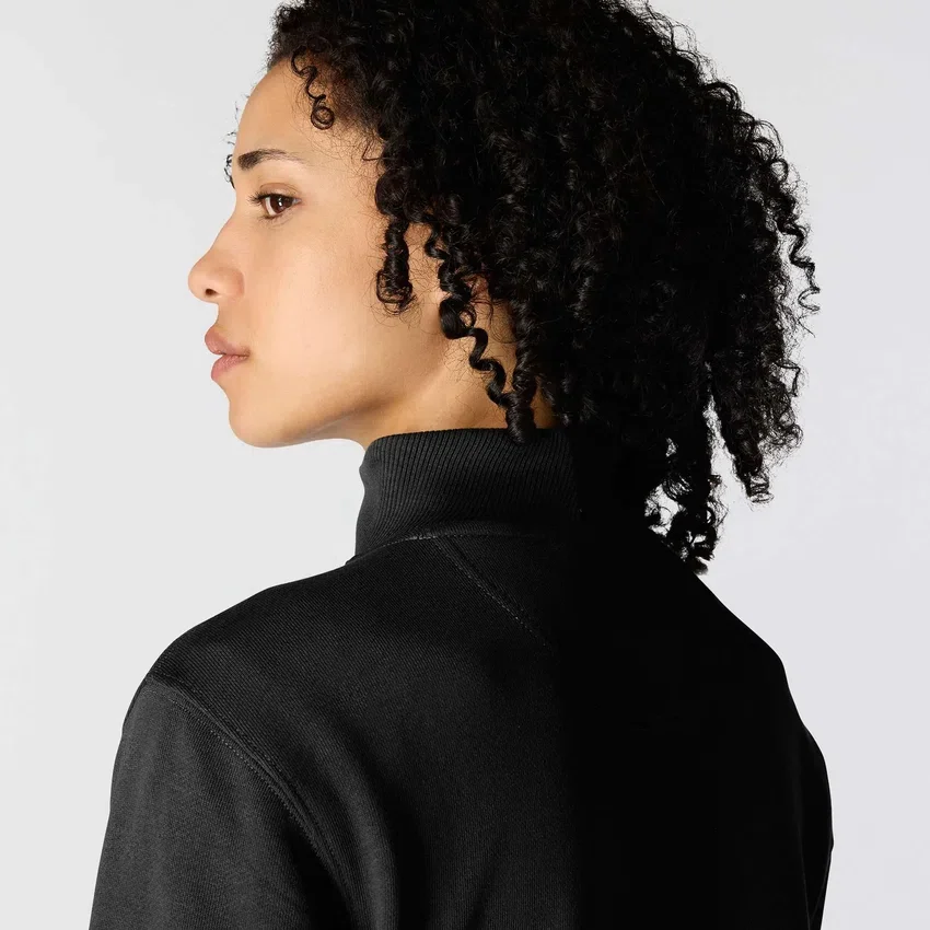 Camisola feminina leve em Tencel com meio fecho