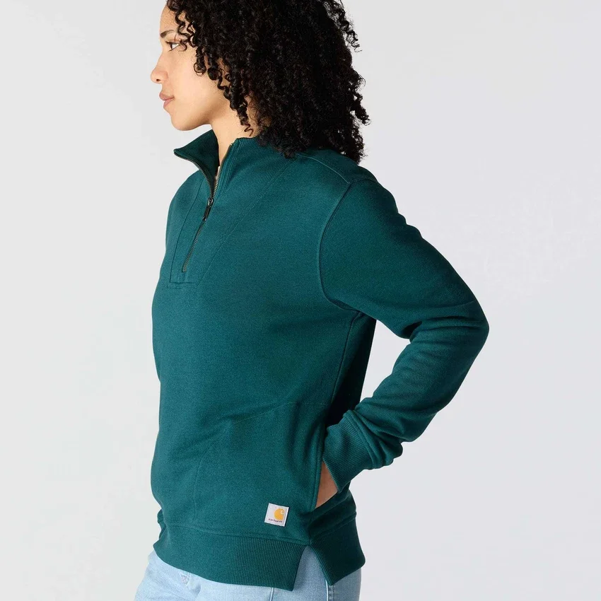 Camisola feminina leve em Tencel com meio fecho
