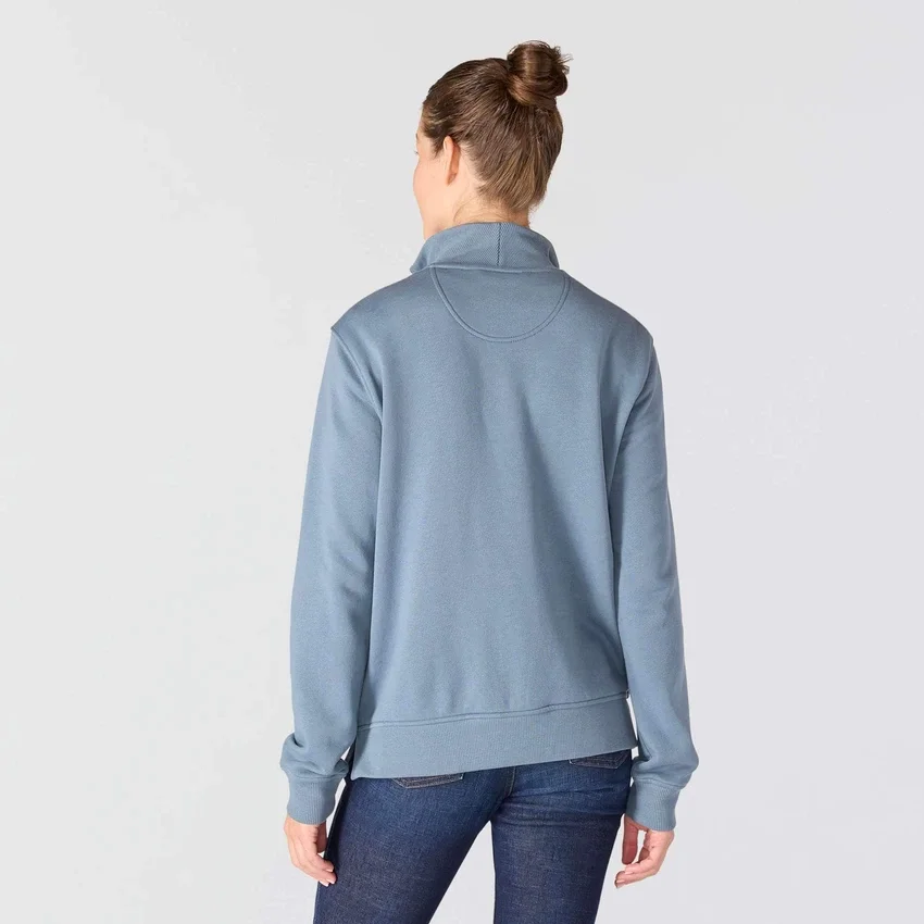Camisola feminina leve em Tencel com meio fecho