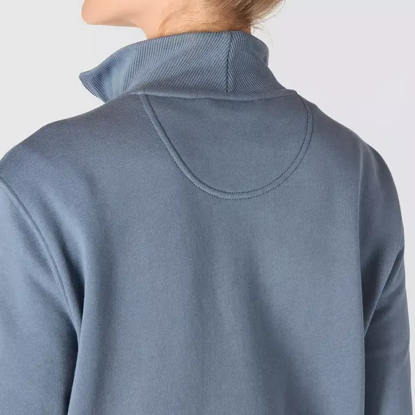 Camisola feminina leve em Tencel com meio fecho