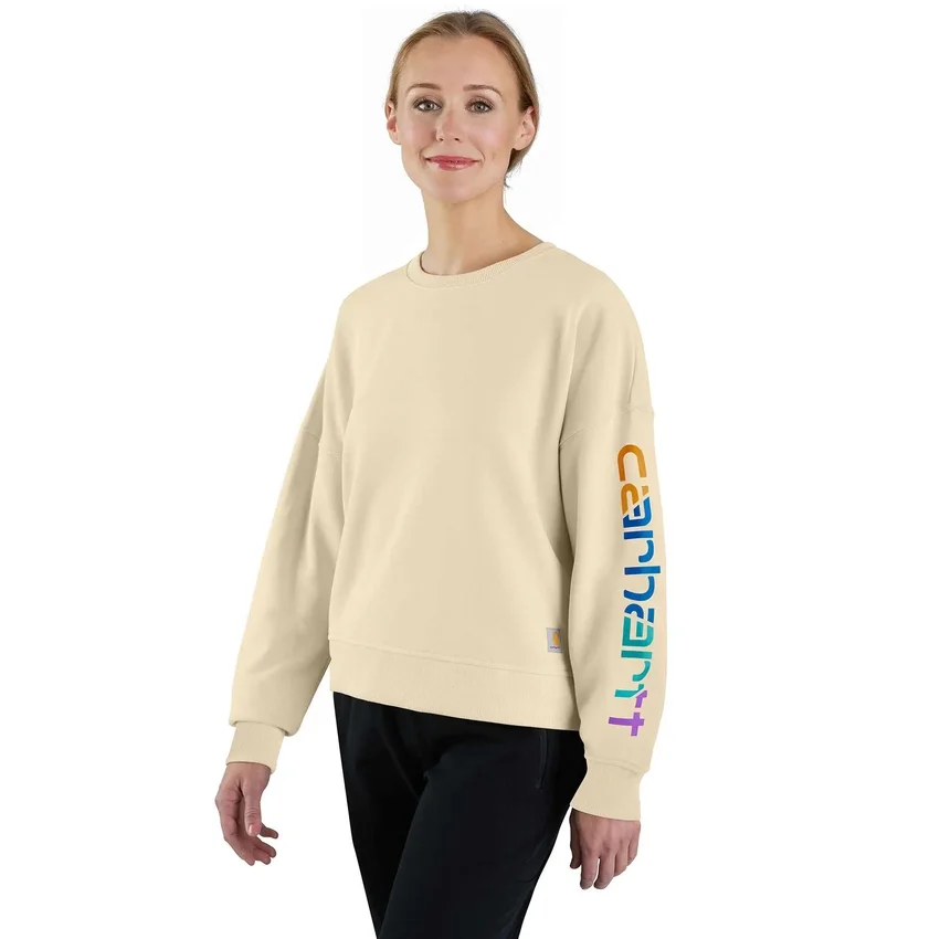 Camisola feminina leve em Tencel, de corte largo e manguitos com estampado