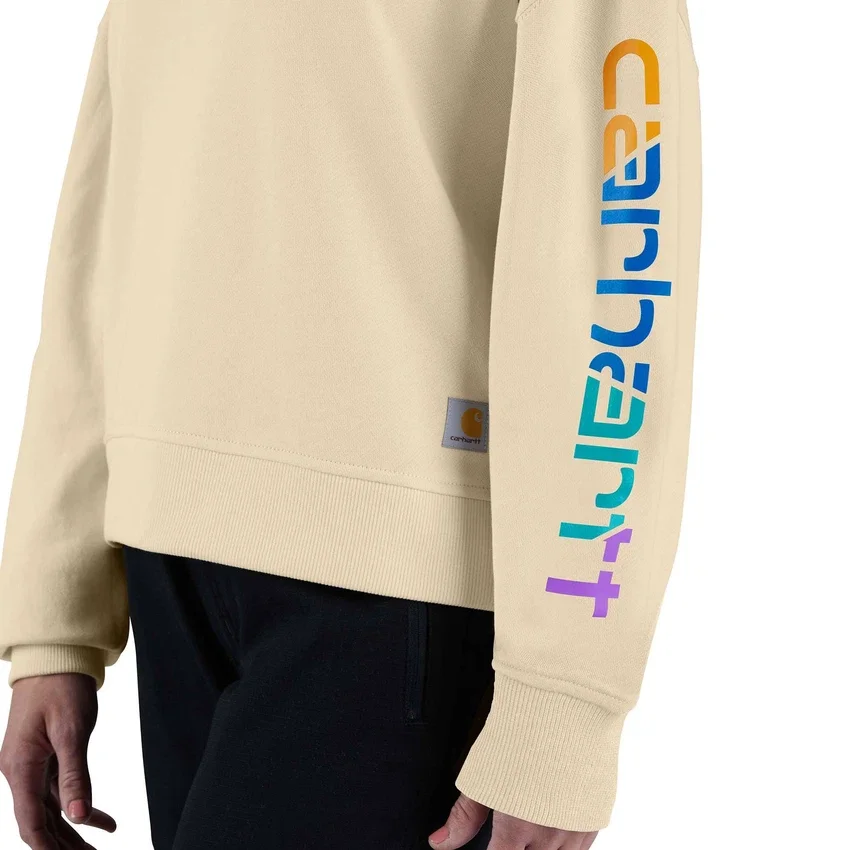 Camisola feminina leve em Tencel, de corte largo e manguitos com estampado